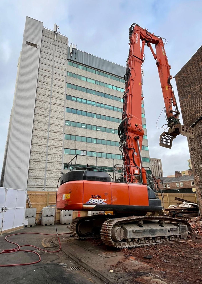 Manchester City Centre Demolition
