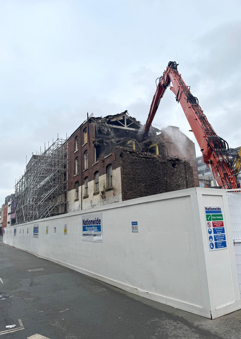 Manchester City Centre Demolition
