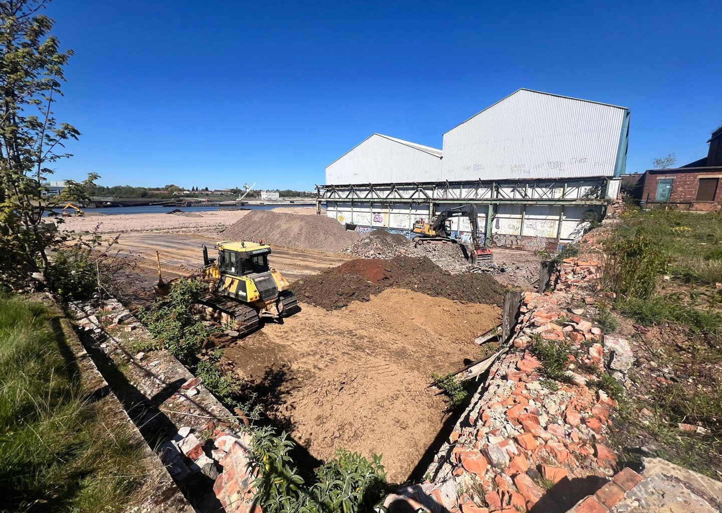 Remediation works Hebburn Newcastle