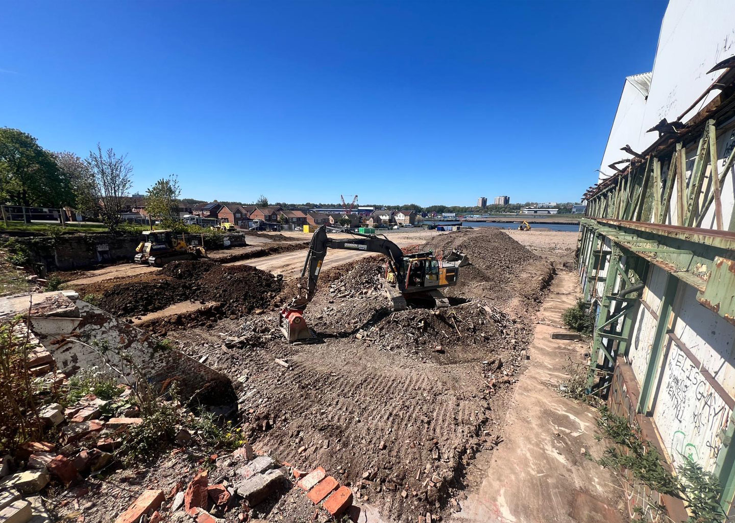 Remediation works Hebburn Newcastle