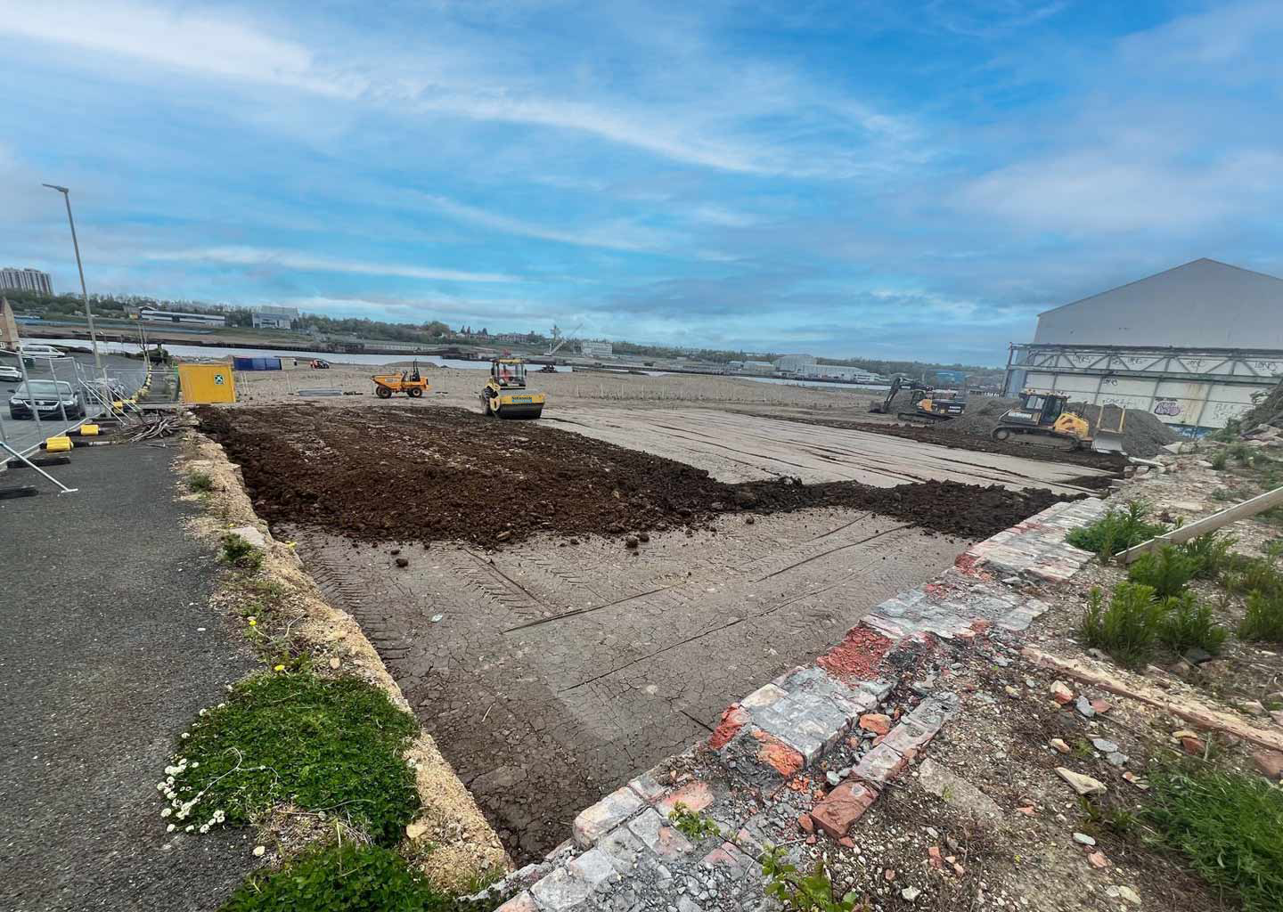 Remediation works Hebburn Newcastle