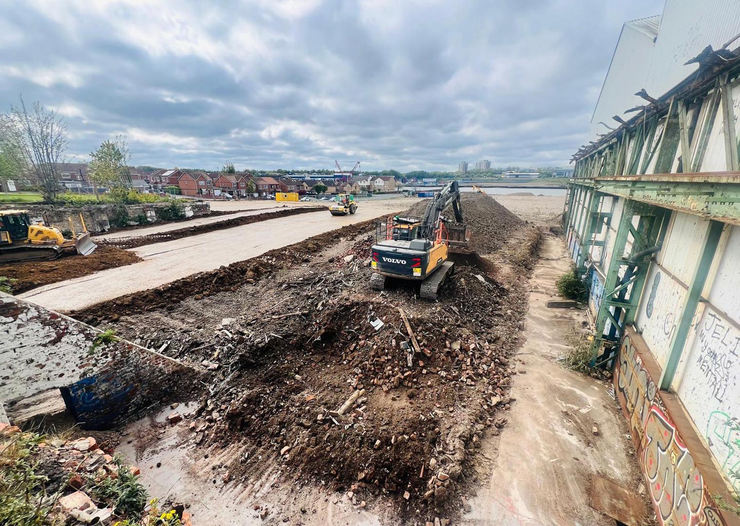 Remediation works Hebburn Newcastle